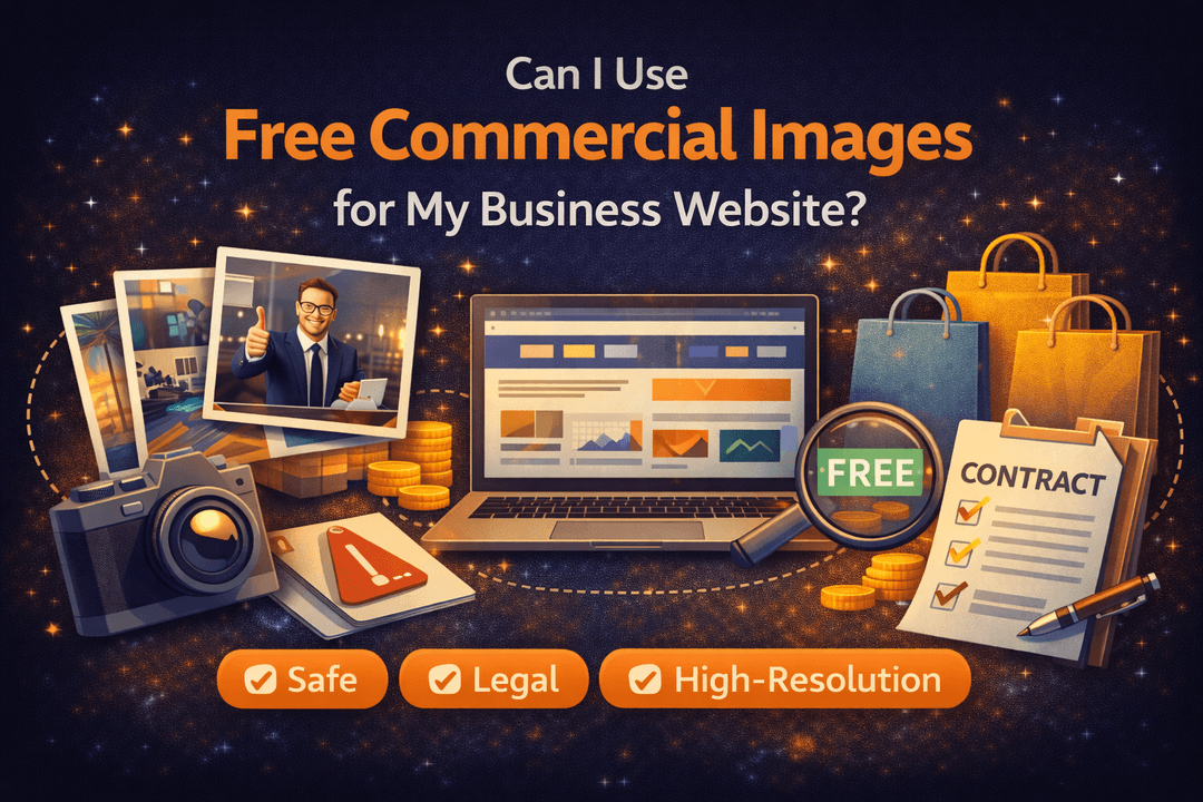 Can I Use Free Commercial Images for My Business Website?