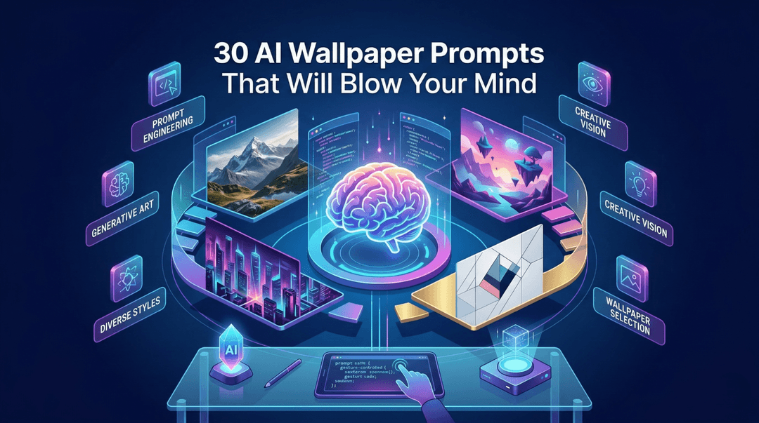 30 AI Wallpaper Prompts That Will Blow Your Mind